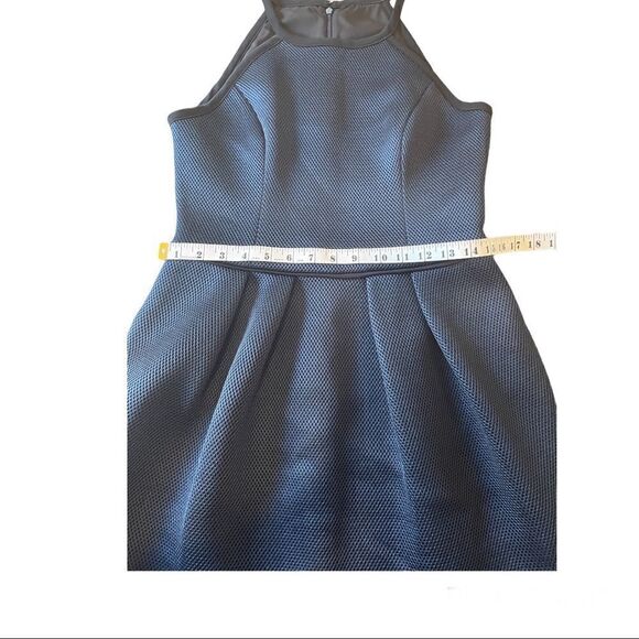 RACHEL Rachel Roy Navy Blue Mesh High Neck Mini Dress - Picture 11 of 11